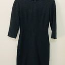 MM.LaFleur M.M. LaFleur Lena Charcoal Gray Mini Dress Textured Ponte Women's Size 6 Photo 0
