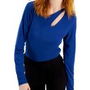 City Chic Womens Studio by JPR Cutout Royal Blue  Top - Sz S Photo 0