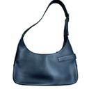 Salvatore Ferragamo  Gancini Leather Handbag Midnight Blue Hobo Bag Photo 10