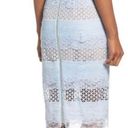 Bronx and Banco Sienna Lace Midi Dress Sky Light Blue Size US 4 AUS UK 8 Photo 1