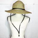 Pacific&Co San Diego Hat . Mixed Braid Large Brim Sun Hat Beige Packable NWOT Photo 1