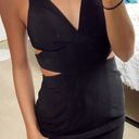 Faviana Black Cutout Dress Photo 0