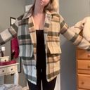 American Eagle Fleece Flannel Jacket Photo 0