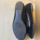 Tommy Hilfiger Black Suede  Bow Flats sz 10 Photo 2