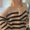 Pull & Bear striped oversized sweater Photo 1