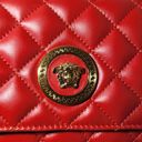 Versace  Quilted Shoulder Bag Crossbody with Medusa and Greca Hardware Photo 8