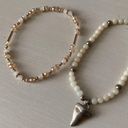 Madewell Set of two beaded Bohemian shark tooth bracelets Photo 1