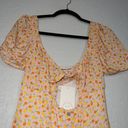 dippin daisy's swimwear NWT Dippin’ Daisy’s Orange Freshly Squeezed Cut Out Dress Size Medium Photo 4