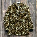 Victoria's Secret VS PINK Leopard Sherpa 1/2 Zip Photo 0