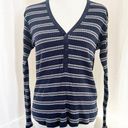 Treasure & Bond Striped Ribbed long sleeve top Size Large Photo 0