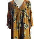 By Together  Floral Short Tunic Dress‎ Size Large Photo 0