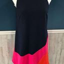 Slate + Willow  Navy Color Block Halter Keyhole Photo 0