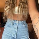 AGOLDE High Waisted Jean Shorts Photo 6