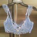 For Love & Lemons 💕💕 Bell Bow Underwire Bra ~ Blue 38C NWT Photo 9