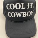 Cool It Cowboy Trucker Hat Black Photo 1