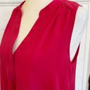 Lush Clothing LUSH V-Neck Button Front Raspberry Sleeveless Mini Dress SZ M Photo 5