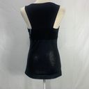 Cynthia Rowley Activewear Black Shimmer Workout Tank Top Size Small Photo 8