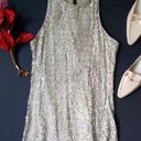 Hollister Gold Sequin Mini Dress Photo 0