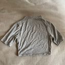 Naked Wardrobe Grey Mock Cropped Tee Photo 1