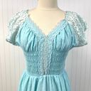 a.n.a  Kaci Womens XXL Dress Aqua Renaissance Peasant Maiden Coquette Feminine Photo 3