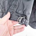 Banana Republic  Black Leather Moto Jacket Photo 8