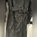 Altuzarra  for Target Black Jacquard Trench Coat, size small, NWOT, jacket, long Photo 6