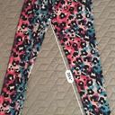 Lucky and Blessed  Leopard Multi-Color leggings size Small workout activewear pants Photo 8