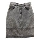 Levi's Rare Vintage Levi’s Black Acid Washed High Waist Denim Pencil Skirt Size 9 Photo 0