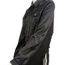 Love moschino  Black Fringe Jacket(Size 44) Photo 9