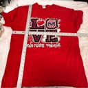 Comfort Colors Love Ole Miss Rebels  t shirt size Large crew neck short sleeves Photo 4