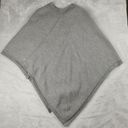 Lululemon 100% Merino Wool On The Go Asymmetrical Poncho Heathered Gray One Size Photo 10