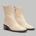 Everlane  The City Square Ankle Boots in Cream Leather 6 New Womens Booties Photo 1