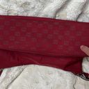 DKNY  red monogram purse. Shoulder bag. Some cracking on inside of strap Photo 2