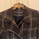 Banana Republic  Wool Jacket Plaid Black Size L Photo 3