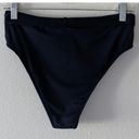 We Wore What  Women's Emily Belted Bikini Bottom Navy Size XL NWT Photo 2