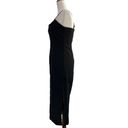 RUNAWAY THE LABEL  Aston Midi Dress Size Small Black w/ Side Slit NWT Photo 5