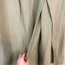 J.Crew  | Sage Green Gauze Cotton Elastic Waist Side Slit Maxi Skirt XS NWT Photo 3