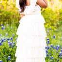 tiered ruffle maxi dress White Photo 0