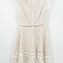 BB Dakota  Womens Ariane Eyelet Floral Lace Formal Skater Dress Size 2 White Photo 10