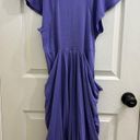 Poof! Poof Draped Sides Dress in Light Purple Photo 2