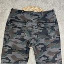 Edge Nili Lotan Jenna Cropped Raw  Hem Military Charcoal Camo Pants Mid Rise 6 Photo 6