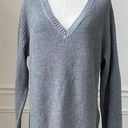 Torrid  Vneck Ribbed Tunic Sweater Grey Side Zip 1 1X Photo 0