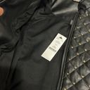 White House | Black Market Petite Stud-Detail Leather Jacket Sz XXS Photo 8