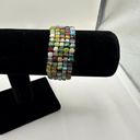 Multicolor Glass Bead Necklace and Bracelet Photo 1