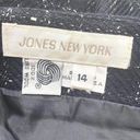 Jones New York 90s  Vintage Black Knit Grid Printed Pencil Skirt Photo 3