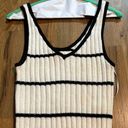 Knit Black And White Tank Photo 0