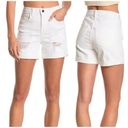 L'Agence NWT L’agence balboa double roll white denim shorts SIZE 25 (b18) Photo 1