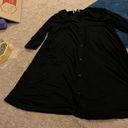 DKNY  black medium button down tunic dress Photo 3