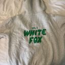 White Fox Boutique Sweat Set Offstage Hoodie + Shorts Glacier Grey Photo 5