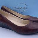 Life Stride leather brown wedges women Size 6.5M Photo 9